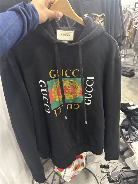 gucci logo hoodie legit check|gucci hoodie images.